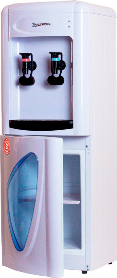 Кулер для воды Aqua Work 0.7-LKR белый со шкафчиком без охлаждения