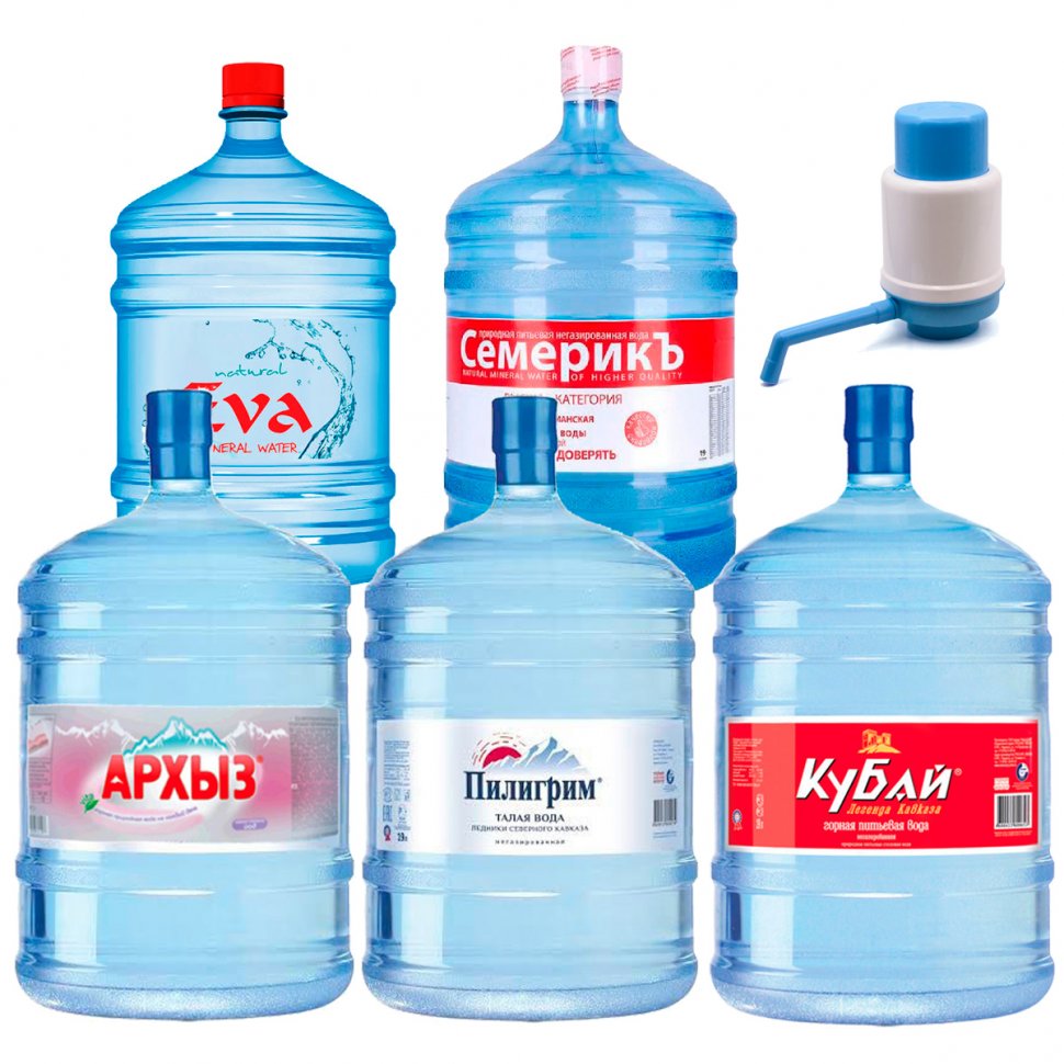 Стартовый набор воды 19 литров для новых клиентов