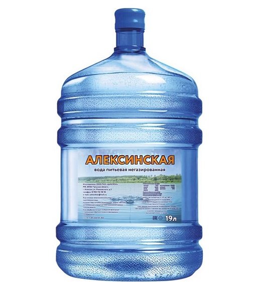 Вода «Алексинская» 19 литров в одноразовой таре